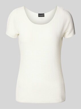 Giorgio Armani Cream Textured Knit Tank